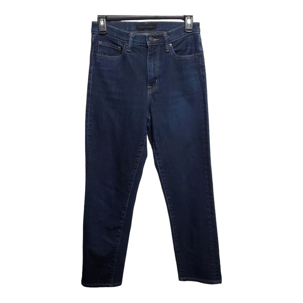 Uniqlo Jeans Women's Size 28 Blue Dark Wash Denim Straight Leg